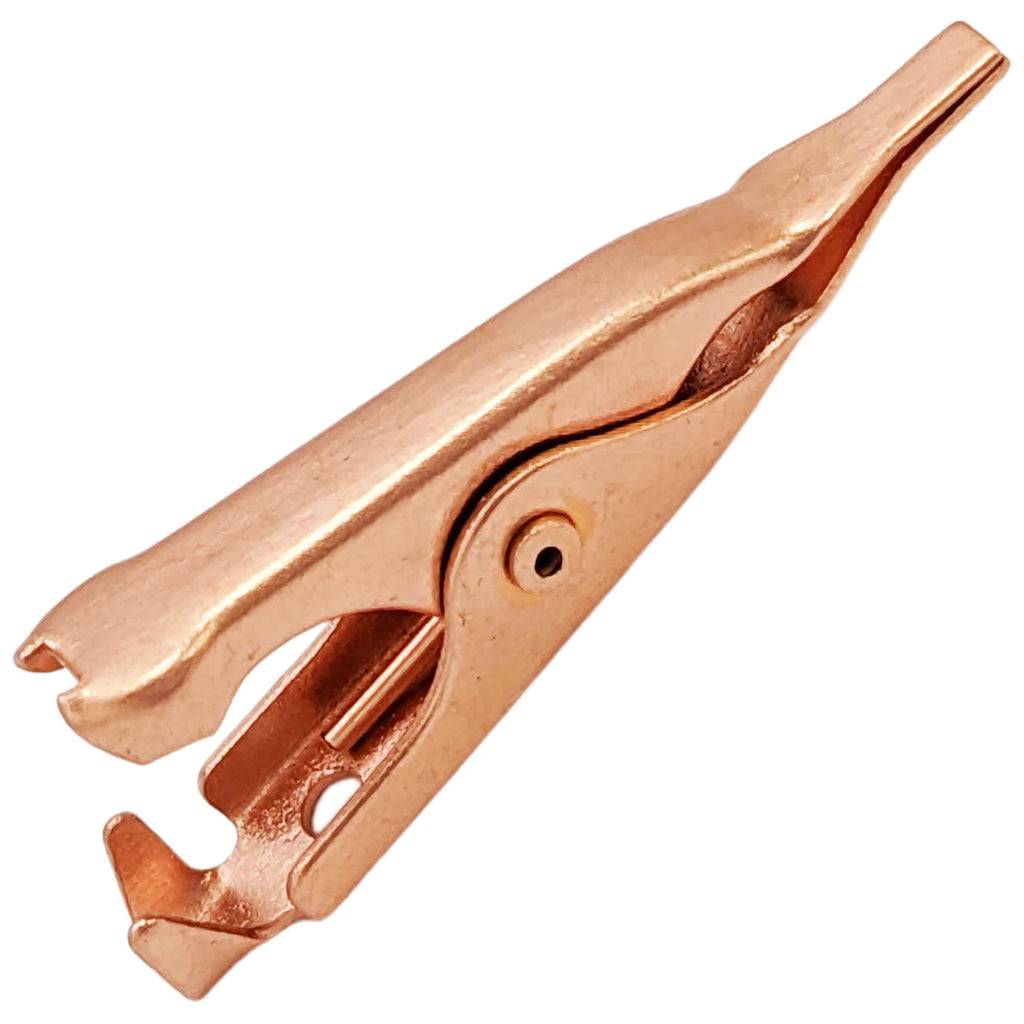 Micro Copper Plated Alligator Clip with Smooth Toothless Jaws, 1 Inch –  Electronix Express