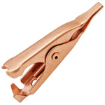 Micro Copper Plated Alligator Clip with Smooth Toothless Jaws, 1 Inch Overall Length