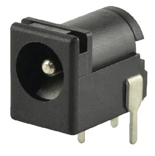 DC Power Connector with PC Leads