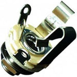 Stereo Jack mini accepts 1-Qtr Inch plug 0 .38 Inches mounting hole  open circuits