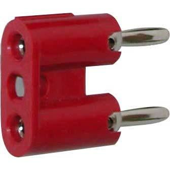 Dual Banana Plug, Solderless (Red) – Electronix Express