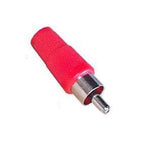 RCA Plug Plastic Handle Color Red