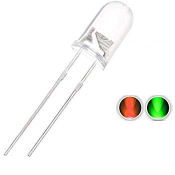 Bipolar LED - Orange to Green - 3mm