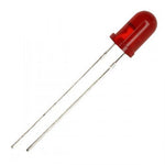Diffused Lens LEDs - Standard - Red - 5mm