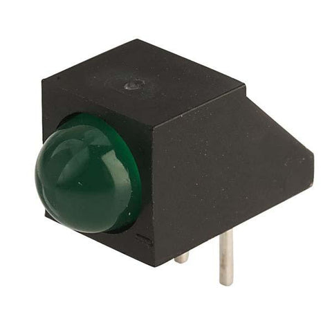 Diffused Lens LEDs - PC Mount - Green