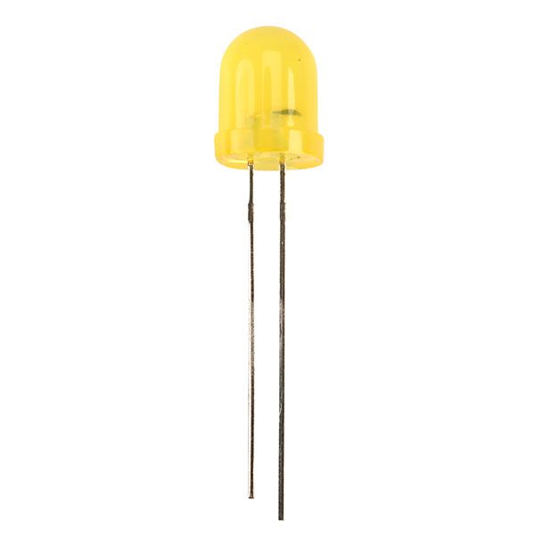 Diffused Lens LEDs - Large - Yellow - 8mm – Electronix Express
