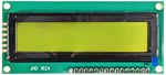 16 x 2 Dot Matrix Backlit LCD Module with Header Pins, Includes Driver & Controller, Measures 80x36x9.5mm (JHD162A)