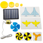 Educational Solar Energy Science Project Kit with Solar Panel, Motor, Guidebook