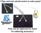 Educational Solar Energy Science Project Kit with Solar Panel, Motor, Guidebook