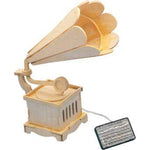 Wooden Solar Kit: Gramophone with music