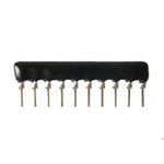 Thick Film Resistors 3.3K Ohms 9 Resistors/10 Pins(SIP) - Common Terminal