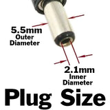 5 Volt DC, 1 Amp Power Adapter with 5.5mm Outer Diameter, 2.1mm Inner Diameter Barrel Jack (Center Positive)