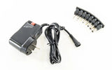 10W Universal 3, 5, 6, 7.5, 9, 12V AC DC Adapter Power Supply with 8 Tip Plugs