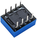 DIP Switch with 4 Switches, 8-Pin, SPST, Blue Color, 11.6mm x 9.8mm x 6mm