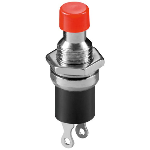 Momentary Switch - Normally Open Solder Lug - Red