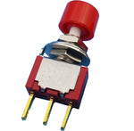 Snap-acting Momentary Pushbutton Switch - DPDT - Solder