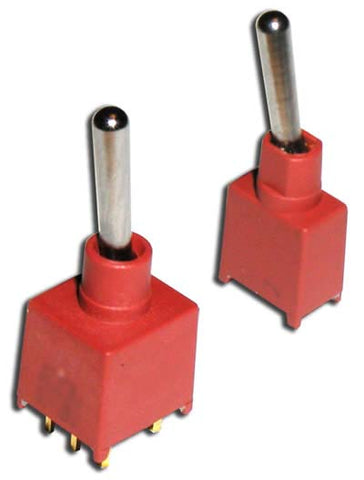 Miniature Sealed Toggle Switch - DPDT - On-On - Solder Lug