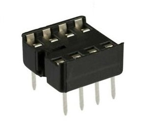 Solder Tail Low Profile IC Socket 8-Pins