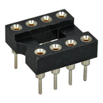 Machine Tooled Low Profile IC Socket 8-Pins