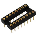 Machine Tooled Low Profile IC Socket 16-Pins