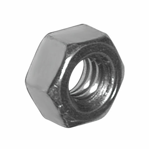 Steel Plated Hex Nut, 4:40, 100 Pieces per Box