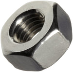 Steel Plated Hex Nut, 6:32, 100 Pieces per Box