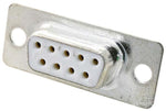 Solder Type D-Subminiature Connectors 9 contact socket