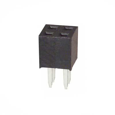 Female Header Receptacle 2 Row 4 Contacts