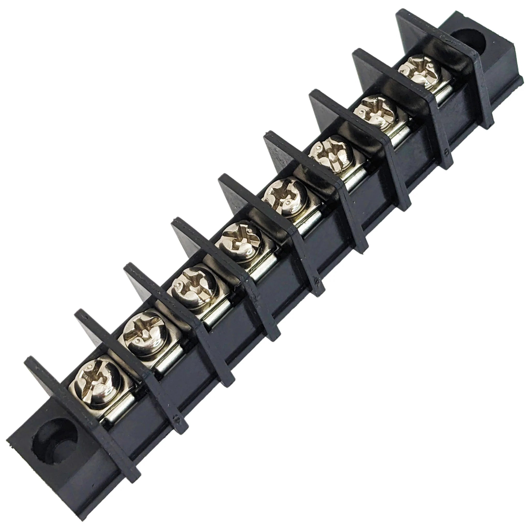Promo 4 Positions Screw Terminal Strip Blocks 600V 25A Pre Insulated 10pcs Jumpers Diskon 17% Di