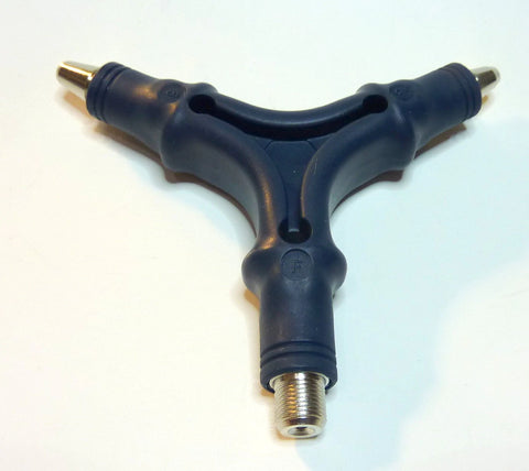 Philmore "F" Connector Twist-On T-Tool for Easy Assembly of "F" Connectors and Flaring Tool; WS70