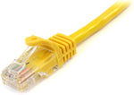 Network Cables - CAT-5E 15 ft Yellow