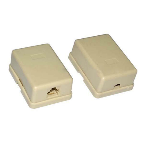 Surface Jack RJ11-4 conductor