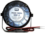 MG Electronics 3⅝ Inch Super Piezo Alarm Siren 6-12 V, 300mA, 120db (SSP-3)