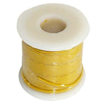 Hook Up Wire 22 Gauge Solid Color yellow Length 100 feet