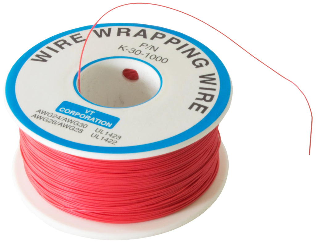 Wire Wrap Solid Kynar Wire 30 Gauge (Orange, 1000 feet)