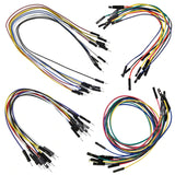 40 Piece Jumper Wire Kit - Includes Male to Male and Female to Female, 6" & 12" Lengths, Assortment of Colors