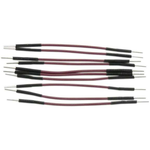 Reinforced Jumper Wire Kits 2 in. long 10 PC set, Brown Color