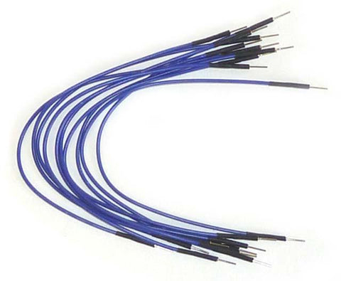 Reinforced Jumper Wire Kits 6in.  long 10 pc set purple color