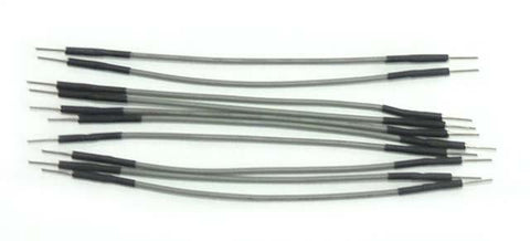 Reinforced Jumper Wire Kits 2.8in.  long 10 pc set gray color
