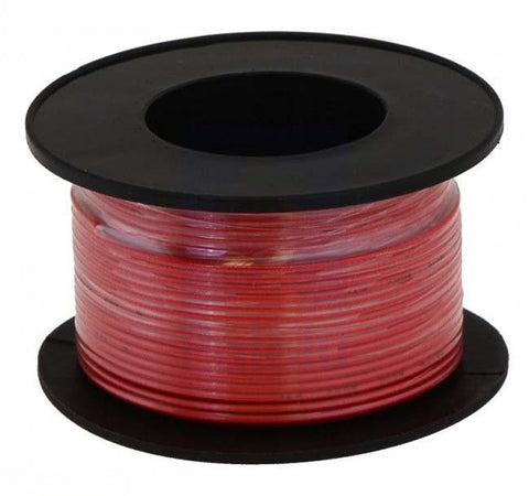 Test Lead Wire 20 Gauge-Rubber Insulated Red