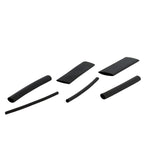 NTE Electronics Thin Wall Heat Shrink Tubing Kit, Black, Assorted Dia, 2-1/2" Length, 158 Pieces (HS-ASST-2)
