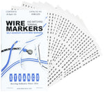Stranco 450 Piece Wire Marker Labels - Includes Numbers 0 through 9 (WMB-0200)