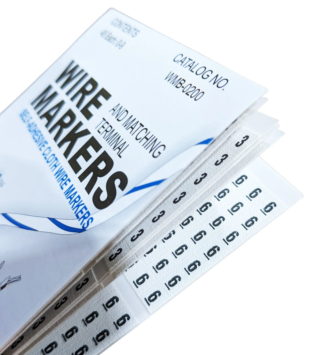 Stranco 450 Piece Wire Marker Labels Includes Numbers 0 through 9 (W