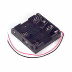 AA Plastic 4 Battery Holder with wire leads