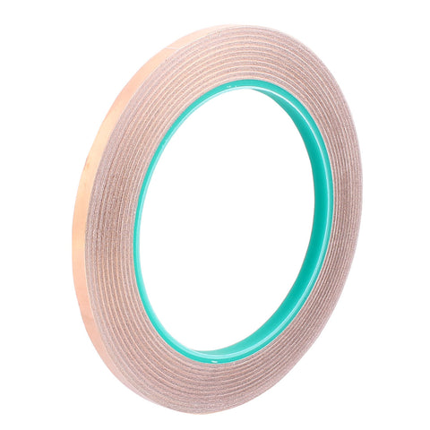 Copper Foil Tape with Conductive Adhesive - 0.08mm Thickness, 5mm x 15 Meter roll