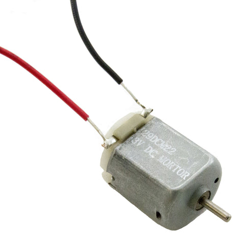 3V DC Motor 11000 RPM 1" x 0.8" x 0.6" with Wire Leads