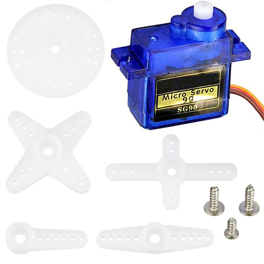 6V 1.5kg/cm Analog Micro Servo, 9g Weight, 22.6mm x 11.4mm x 22.2mm –  Electronix Express