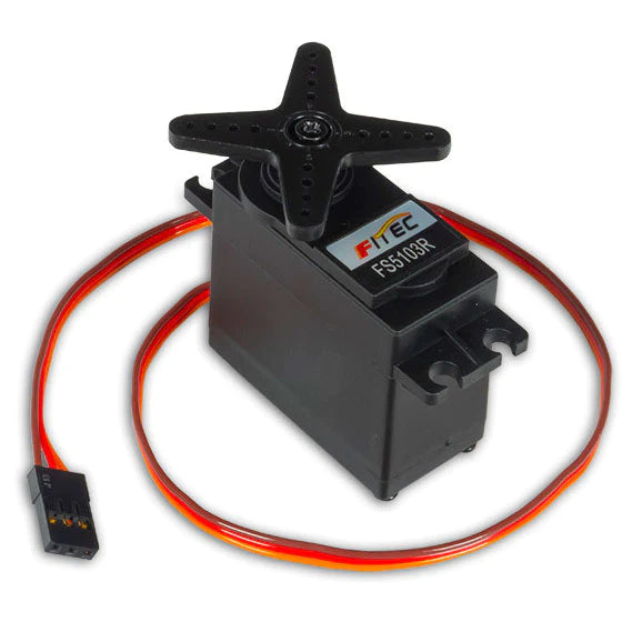 FeeTech 36g Continuous Rotation Servo Motor, Speed @4.8V: 0.18 sec/60°  (FS5103R)