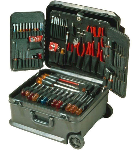 Xcelite Toolkits 100 Series - With black attache tool case with wheels