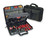 Xcelite Toolkits 100 Series - Case made of rugged Cordura with dual heavy duty zippers and soft leather wrapped handles